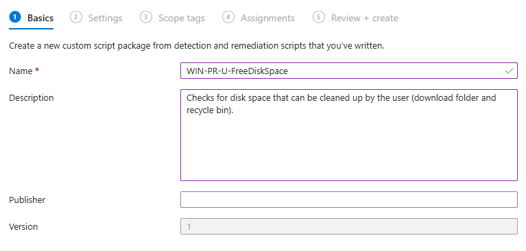User notification prompting to free space: open Downloads, Recycle Bin, or clean up now